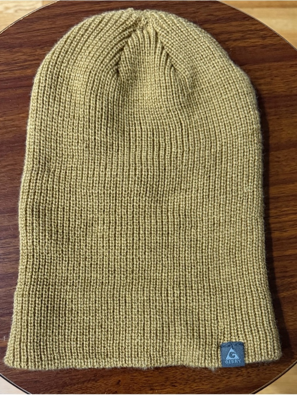 Gerry Outdoor Brand Beanie That Has Golden Kahaki Mustard Colored!